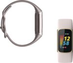 Fitbit Charge 5 Advanced Fitness & Health Tracker with Built-in GPS, Stress Management Tools, Sleep Tracking, 24/7 Heart Rate and More, One Size (S &L Bands Included) (Renewed) - Image 3