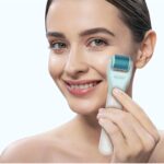 10 in 1 Derma Roller Kit, 0.25mm Microneedling Roller Microneedle Derma Roller with, Facial Beauty Roller Skin Care Tools, 10 Replaceable Heads and Storage Case - Image 5