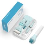 10 in 1 Derma Roller Kit, 0.25mm Microneedling Roller Microneedle Derma Roller with, Facial Beauty Roller Skin Care Tools, 10 Replaceable Heads and Storage Case - Image 6