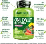NATURELO One Daily Multivitamin for Women 50+ (Iron Free) - Menopause Support for Women Over 50 - Whole Food Supplement - Non-GMO - No Soy - 60 Capsules - 2 Month Supply - Image 3