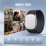 Bluetooth Heart Rate Monitor Armband, 140 Hour Battery Life, Highly Elastic and Breathable, 5ATM Waterproof, Ant+, Use for Fitness, Running, Sleep, and More（5.9-14.57 inches） - Image 5