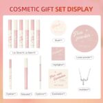 All-in-One Makeup Gift Set for Women & Teens, Complete Cosmetic Kit with Lip Gloss, Lip Balm, Eyeshadow, Blush, Highlighter, Face Powder, Mascara, Eyeliner & Necklace - Image 3
