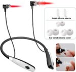 2026 Upgraded Red Light Device for Nose & Ear – 2-in-1 Portable 650nm LED Light Care Device, Neck-Wearable Design with Washable Silicone Ear Tips & Nose Cover - Image 4