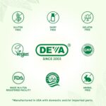 DEVA Tiny Tablets Vegan Multivitamin for Women & Men 2-Pack with Iron, Vitamin C, E, B Complex Vitamins, Zinc, 90 Tablets Each - Image 4