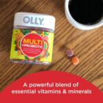 OLLY Multi + Probiotic Adult Multivitamin Gummy, 1 Billion CFUs, Digestive and Immune Support Chewable Supplement, Tropical Twist, 35 Day Supply - 70 Count - Image 3