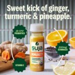 Suja Organic Immunity Defense Shot (10 Pack) with Turmeric and Ginger | Immunity Boost & Support | Functional Shots | Cold-Pressed Juice with Live Probiotics | Plant-Based & Gluten-Free (10 Pack) - Image 3