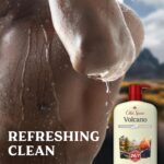 Old Spice Cleansing Body Wash for Men, 24/7 Shower Fresh with Lasting Scent, Exfoliate & Moisture, Gentle on Skin, Vitamin B3, Volcano with Dark Cedar + Amber Scent, 30 oz - Image 4