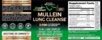 Mullein Lung Detox - Mullein Leaf Extract - Marshmallow Root | Echinacea | Oregano | Quercetin | NAC - 15-in-1 Lung Support & Cleanse for Smokers Supplement - Made in USA - As Drops - 60 Capsules - Image 3