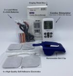 Therapist’s Choice® TENS3N1 Dual Channel, Digital Combo with TENS, EMS and Massage with Accessories, White - Image 3