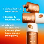 e.l.f. SKIN Bronzing Drops, Liquid Bronzer For Face & Skin, Creates A Sun-Kissed Glow, Infused With Vitamin E, Vegan & Cruelty-Free, Pure Gold - Image 3