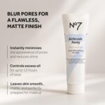 No7 Airbrush Away Pore Minimizing Facial Primer - Lightweight, Matte Primer & Pore Minimizer for Face - Makeup for Oily Skin (30ml) - Image 3