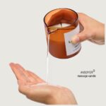 Massage Oil Candle| Massage Oil for Massage Therapy| Massage Lotion & Body Oil Candle| 8 OZ| Amazing Gift for Men or Women (Cedar Teakwood) - Image 3