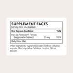 THORNE - Iron Bisglycinate - 25 mg Iron Supplement for Enhanced Absorption Without Gastrointestinal Side Effects* - NSF Certified for Sport - Gluten-Free - 60 Servings - Image 3