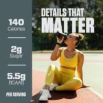 Dymatize Elite 100% Whey Protein Powder, Cookies & Cream, 25g of Protein, 5.5g BCAAs, Less Than 140 Cal., Gluten Free, 3g Carb, 2g Sugar, 3g Fat (25 Servings) - Image 4