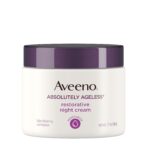 Aveeno Absolutely Ageless Restorative Night Cream Face & Neck Moisturizer with Antioxidant-Rich Blackberry Complex, Vitamin C & E, Hypoallergenic, Non-Greasy & Non-Comedogenic, 1.7 fl. oz - Image 3