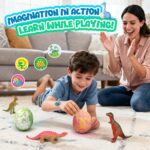 Bath Bombs for Kids with Dragon Toys Inside, Easter Basket Stuffers for Toddlers, Sanyi Dinosaur Toys Gifts for Kids 3-7, Dino Egg Fillers Bubble Bath Birthday Gifts for Boys Girls - Image 4