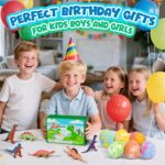 Bath Bombs for Kids with Dragon Toys Inside, Easter Basket Stuffers for Toddlers, Sanyi Dinosaur Toys Gifts for Kids 3-7, Dino Egg Fillers Bubble Bath Birthday Gifts for Boys Girls - Image 5