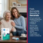 Blood Glucose Monitor Meter by On-Call Express Voice, Bilingual (English/Spanish) Guidance, 300 Test Storage, Large Display, Accurate Diabetic Blood Sugar Results in Seconds, Travel Case - Image 5