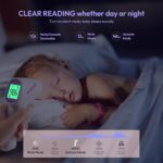 Forehead Thermometer for Adults, Kids & Babies, No-Touch Digital Thermometer with LCD Backlight Display, Fever Alarm and 1s Instant Reading - Purple - Image 5