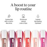 Neutrogena Hydro Boost Tinted Lip Oil with Hyaluronic Acid, Hydrating and Nourishing Lip Oil for Fuller Looking Lips, Light Pink, .2 fl. Oz - Image 3