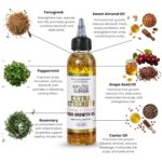 The Mane Attraction Extra Strength Rosemary + Fenugreek Herbal Hair Growth Oil | Infused With Castor Oil for ALL Hair Types - Image 3