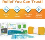 WiTouch Pro TENS Unit for Back Pain Relief & Recovery, Wireless, Wearable Muscle Stimulator, Made in USA, Gel Pads Included - Image 3