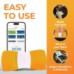 WiTouch Pro TENS Unit for Back Pain Relief & Recovery, Wireless, Wearable Muscle Stimulator, Made in USA, Gel Pads Included - Image 4