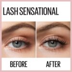Maybelline Lash Sensational Washable Mascara, Lengthening and Volumizing for a Full Fan Effect, Blackest Black, 1 Count - Image 4