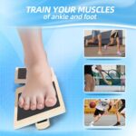 Ankle Balance Board – Stability Trainer for Rehabilitation, Basketball, Running, Yoga & Injury Recovery – Home Gym Equipment (Includes Workout Guide) - Image 3
