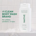 Native Body Wash Contains Naturally Derived Ingredients | For Women & Men, Sulfate, Paraben, & Dye Free Leaving Skin Soft and Hydrated | Eucalyptus & Mint 18 oz - Image 3