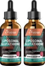 2000MG Liposomal Glutathione Liquid Drops, Ultra High Absorption, Natural Detoxification, Immune System & Skin Support*, L-Glutathione, Vitamin C & Hyaluronic Acid, Capsules Alternative, 4.05 OZ - Image 2
