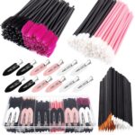 283 Pieces Makeup tools Kit Includes Plastic storage Organizer Box Hair Clips Eyeliner Brushes Mascara Wands and Lipstick Applicators For Lip (283A) - Image 2