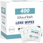 400 Count Lens Wipes for Eyeglasses, Eyeglass Lens Cleaning Wipes Pre-moistened Individually Wrapped Sracth-Free Streak-Free Eye Glasses Cleaner Wipes for Sunglass, Camera Lens, Goggles - Image 2