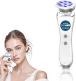 5-in-1 Beauty Massager for Face and Neck, Facial Massager for Skin Care, Red Light, Thermal, and Vibration Technologies, Improve, Firm,Tightening and Smooth Has Skin Detection Function - Image 2