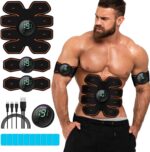 ABS Stimulator Workout Equipment, Ab Machine USB Rechargeable Gear for Abdomen/Arm/Leg, Strength Training Equipment for Men and Women - Image 2