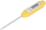 Akozon Digital Food Thermometer Automatic Calibration Pen High Accuracy Electronic Pocket Thermometer Yellow Home and Family Appliance and Decor - Image 2