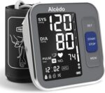 Alcedo Blood Pressure Monitor for Home Use, Automatic Digital BP Machine with Large Cuff for Upper Arm (Black Backlit Screen) - Image 2
