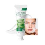 Aloe Vera Gel Peel Off Mask, Face Gel - Natural Hydrating Aloe Vera Peel-Off Mask Long-lasting Moisturizing & Locks in Moisture for Dry, Oily & Sensitive Skin, 1.76Oz - Image 2