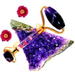 Amethyst Jade Roller Spa Gifts to promote relaxation and stress relief. (1pcs, Purple Roller) - Image 2