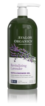 Avalon Organics Bath & Shower Gel, Revitalizing Lavender, 32 Oz - Image 2