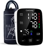 Blood Pressure Monitor, Upper Arm Blood Pressure Monitors for Home Use, 2x199 Readings Memory, Adjustable Arm Cuff 8.7"-16.5", Large Display with LED Background, Light Storage Bag - Image 2