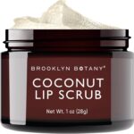 Brooklyn Botany Lip Scrub Exfoliator 1 oz – Lip Moisturizer for Dry Lips and Chapped Lips – Gentle Lip Exfoliator for Smooth and Brighter Lips – Coconut Flavor - Image 2