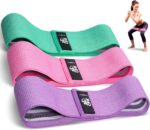CFX Resistance Bands Set, Exercise Bands with Non-Slip Design for HIPS & Glutes, 3 Levels Workout Bands for Women and Men, Booty Bands for Home Fitness, Yoga, Pilates - Image 2