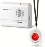 Call Button for Elderly and Caregiver Pager Portable SOS Alert System Alarm for Nurse Call Seniors Patients Emergency Home - Image 2