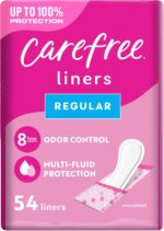Carefree Panty Liners, Regular Liners, Wrapped, Unscented, 54ct - Image 2