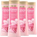 Caress Body Wash for Women, Daily Silk White Peach & Orange Blossom, Shower Gel Body Wash Moisturizing for Noticeably Silky, Soft Skin, 20 fl oz, 4 Pack - Image 2