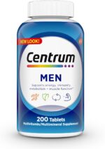 Centrum Multivitamin for Men, Multivitamin/Multimineral Supplement with Vitamin D3, B Vitamins and Antioxidants, Gluten Free, Non-GMO Ingredients -Tablet 200 Count - Image 2