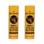 Cococare 100% Cocoa Butter Stick - All-Natural Cocoa Butter Emollient for Ultimate Skin Hydration & Protection - The Yellow Stick - (2 Pack) - Image 2