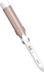 Conair Double Ceramic 1 ½-Inch Curling Iron, 1 ½-Inch Barrel Creates Soft Waves & Curls, Hair Curler for Use on Medium & Long Hair, White/Rose Gold - Image 2