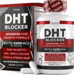 DHT Blocker Hair Growth Supplement - High Potency Biotin & Saw Palmetto for Hair Regrowth - Natural Hair Loss Treatments for Women & Men - Helps Stimulate Hair Follicle Growth - Image 2